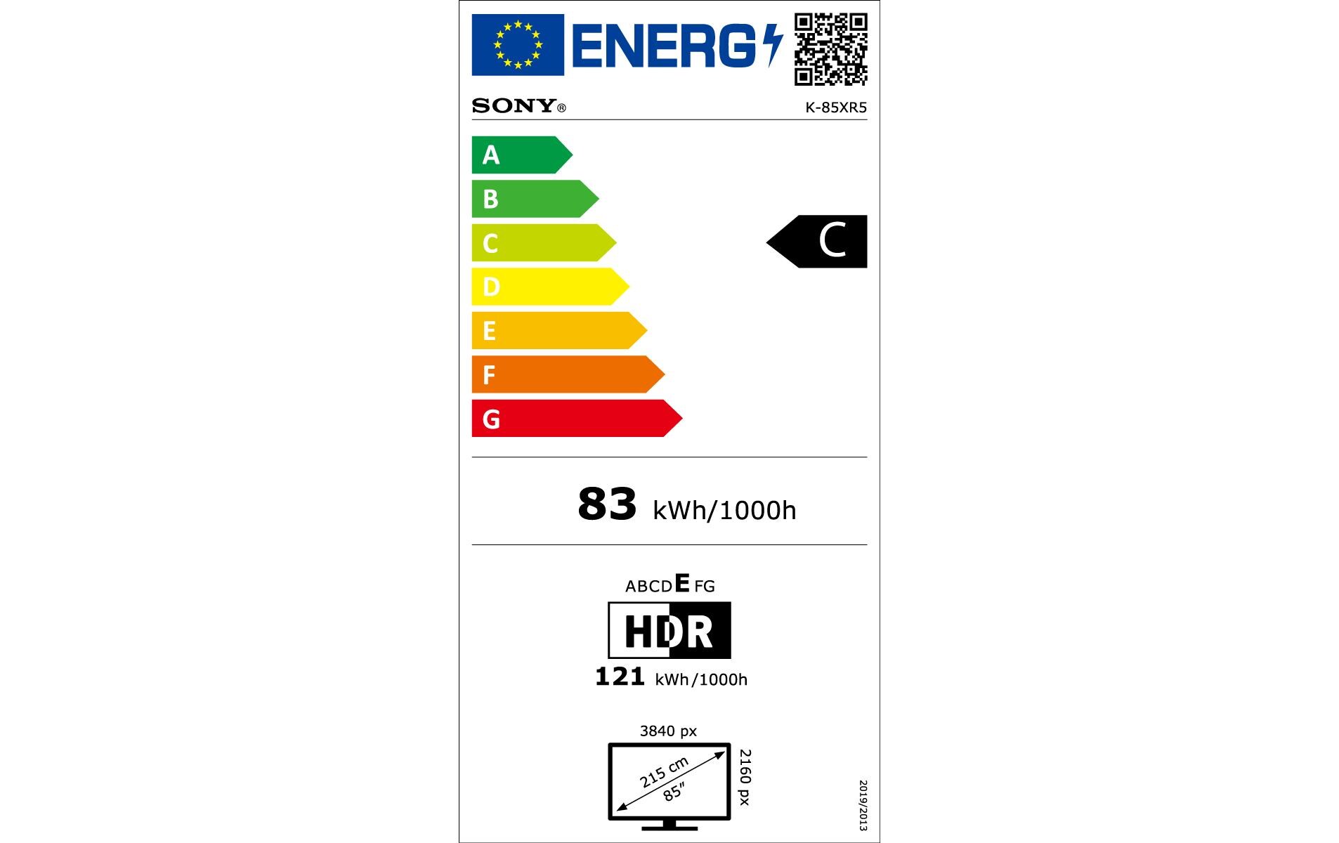 TV Bravia 5 K-85XR5 85