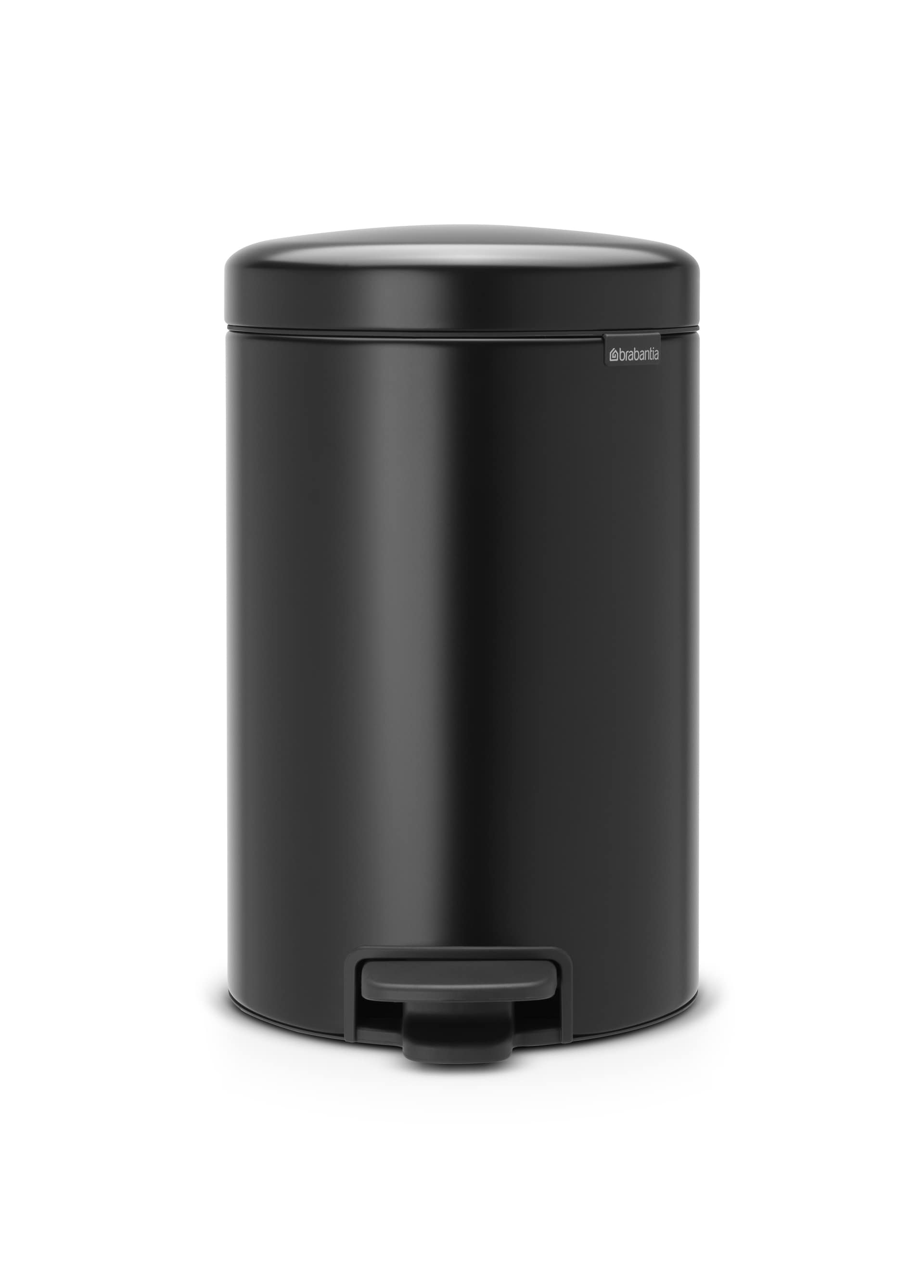 brabantia Treteimer NEWICON 12 Liter Matt Black