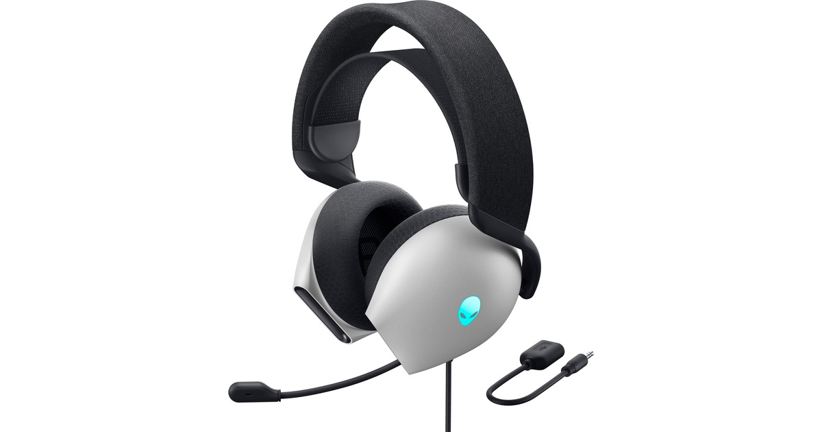 AlienwareBekabelde gamingheadset - AW520H over-ear gaming headset  (Wit/zwart)
