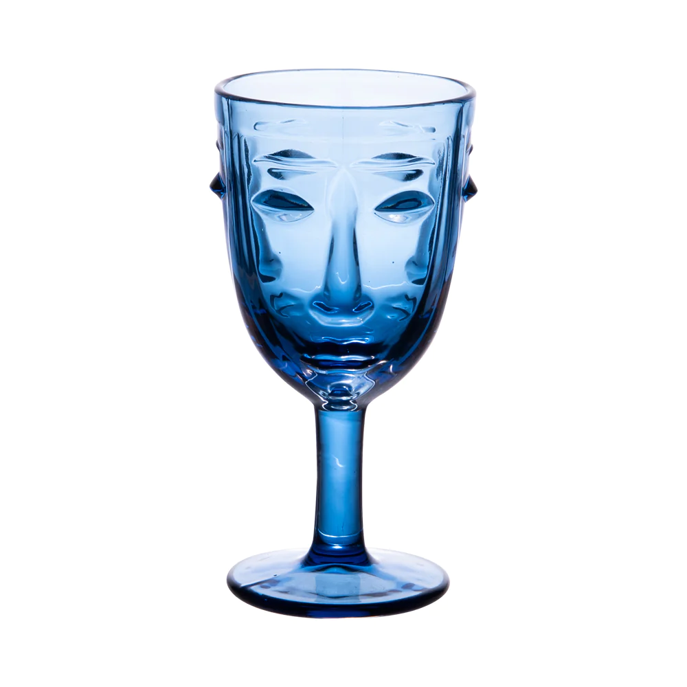 Verre à pied sanjay 30 cl bleu (lot de 6) Table passion