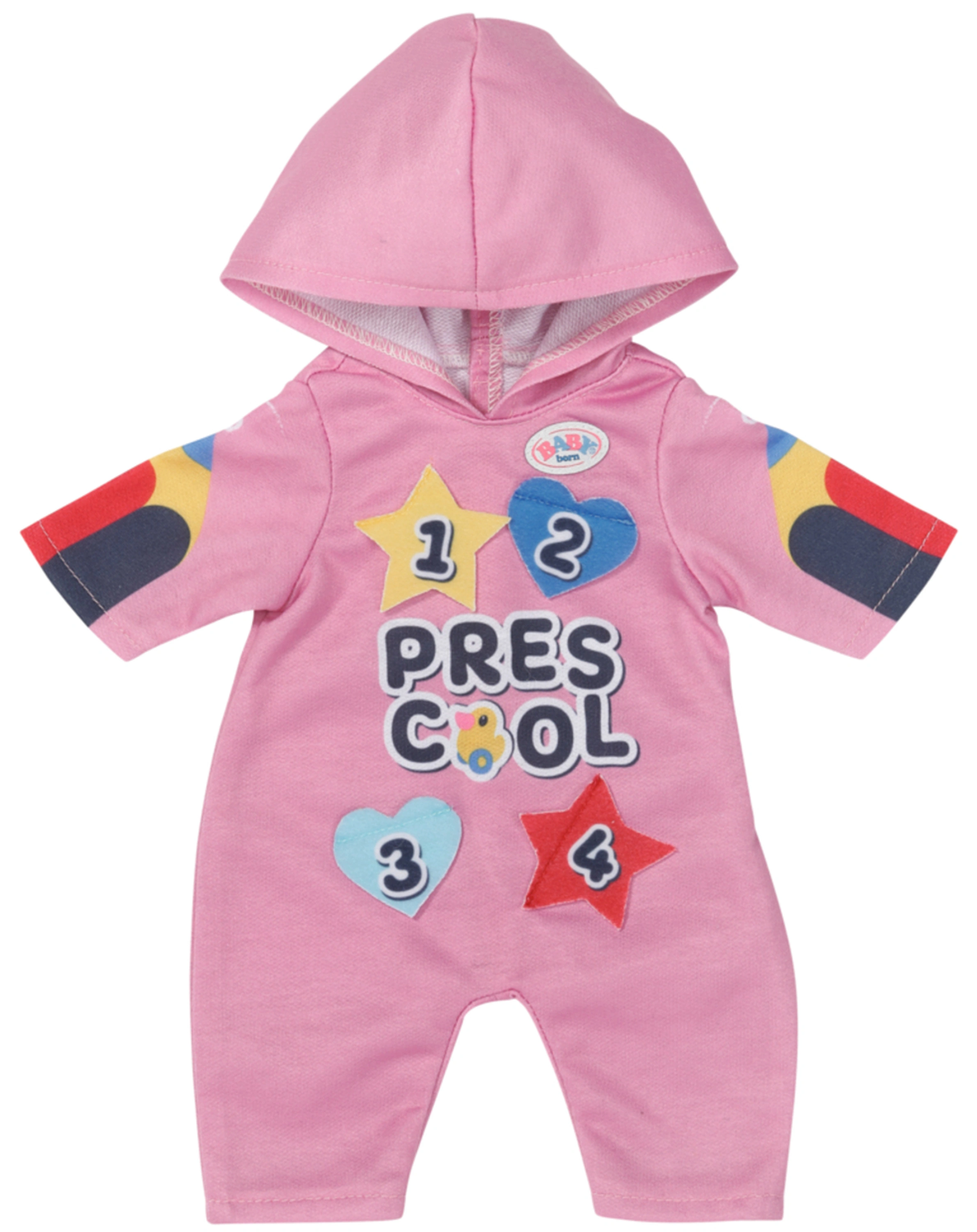 BABY born® Kindergarten Einteiler & Badges (36cm)
