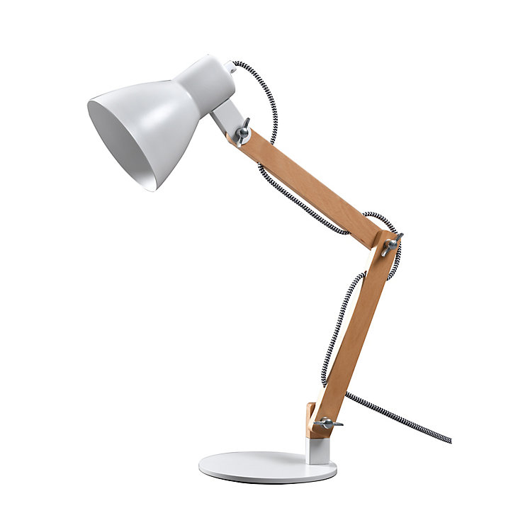 Lampe de table incandescent Peroten GoodHome E27 naturel