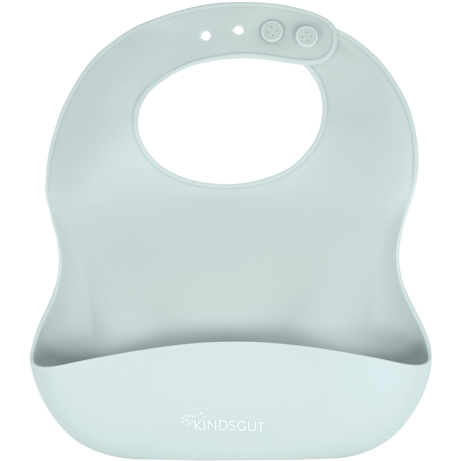 KINDSGUT Lätzchen aus Silikon, aquamarin