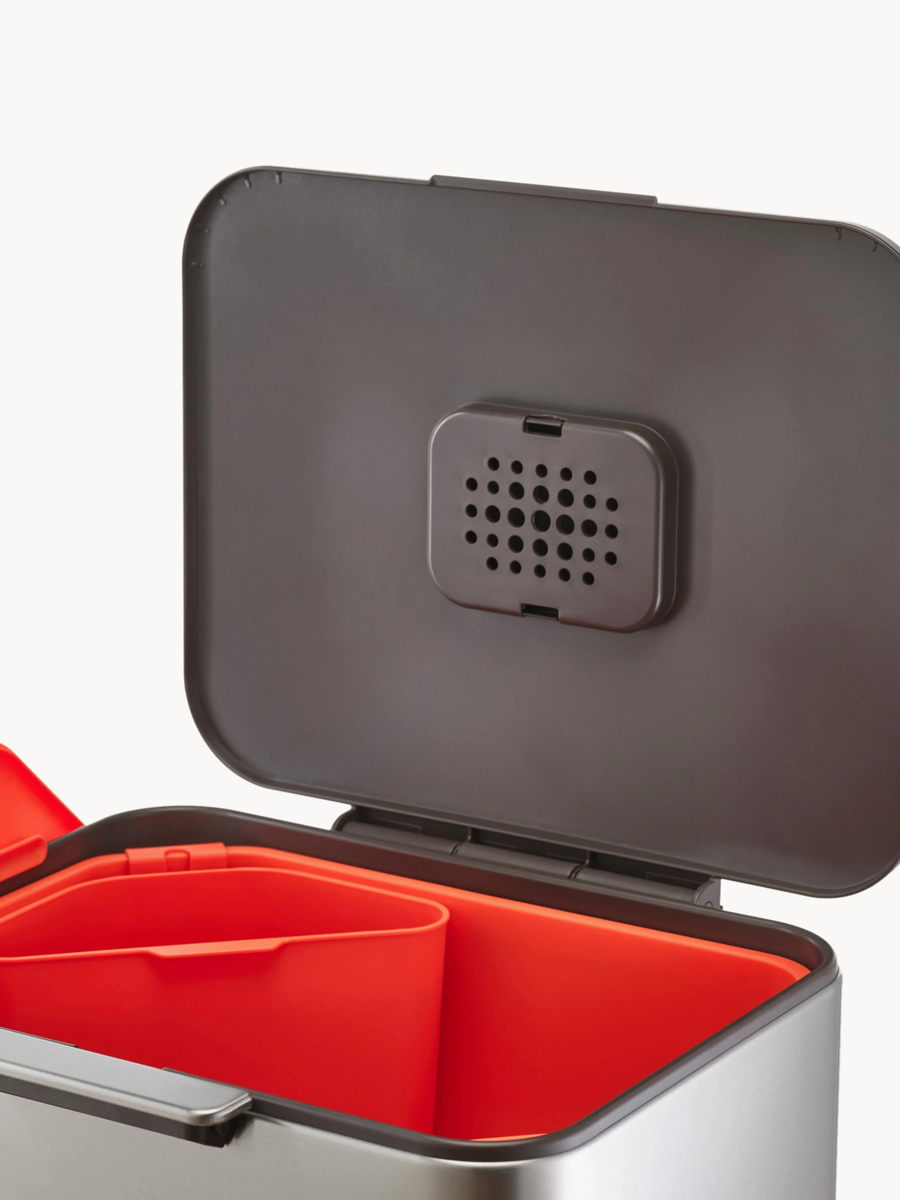 Afvalbak Totem met aparte recycling unit, 2 x 30 L