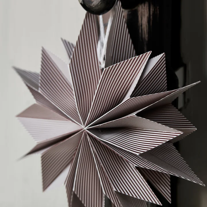 House Doctor - Capella Papier Weihnachtsstern, Ø 30 cm, natur