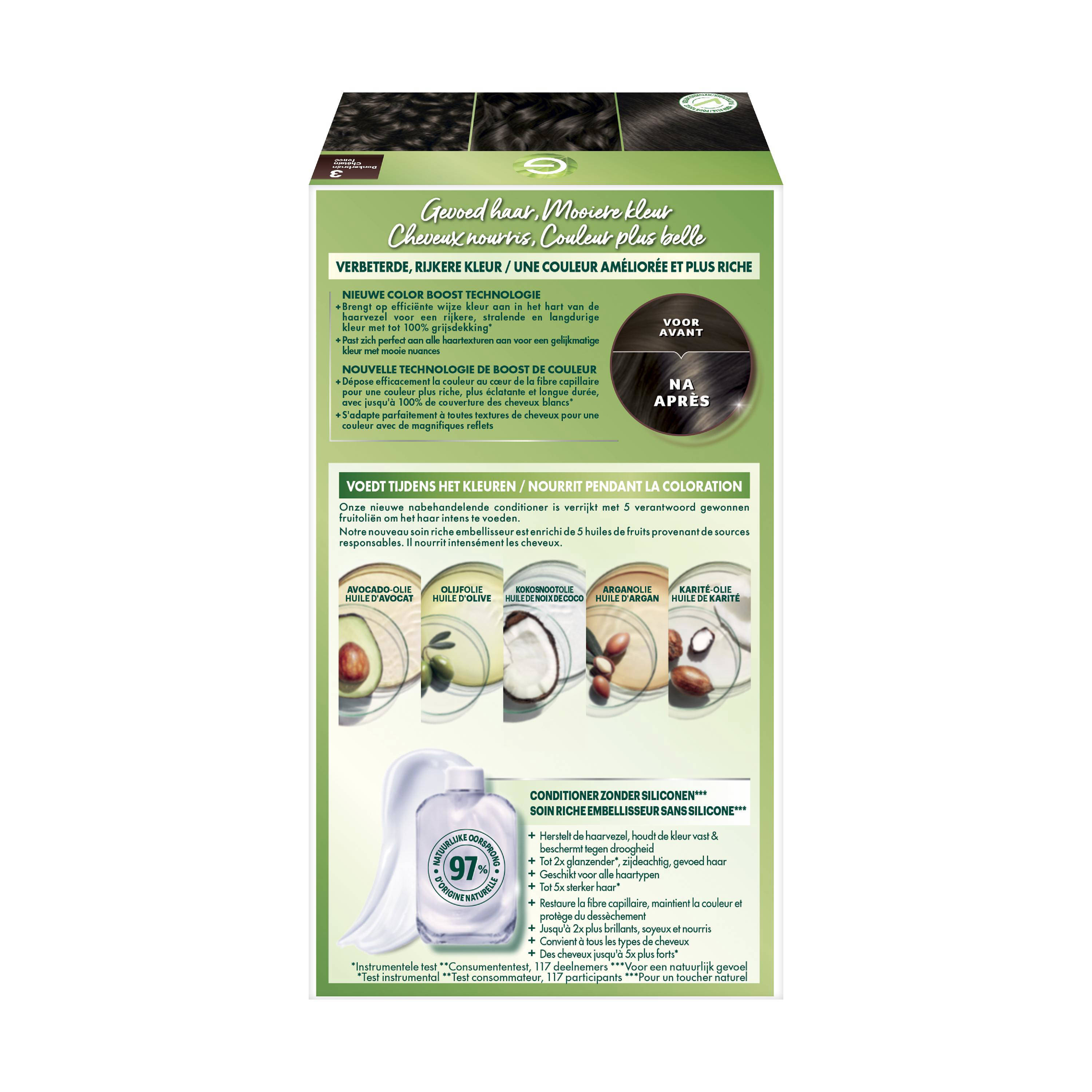 Garnier Ultra Crème haarkleuring - 3 Donkerbruin