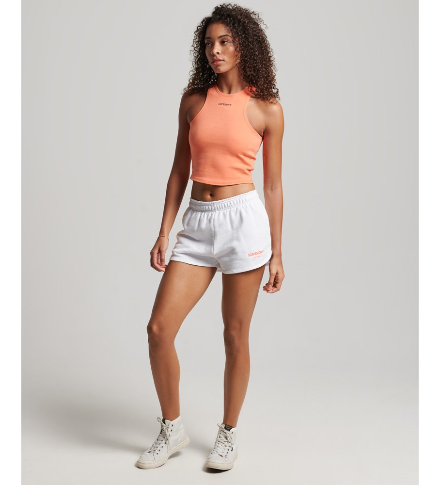 Calções Superdry Core Sport, brancos