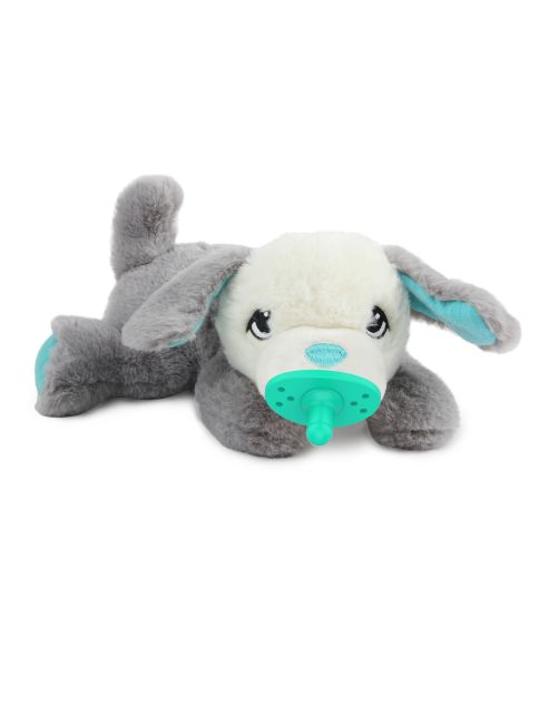 All For Paws Puppy Speelgoed Heartbeat & Warm Pacifier Buddy - Hondenspeelgoed - Grijs