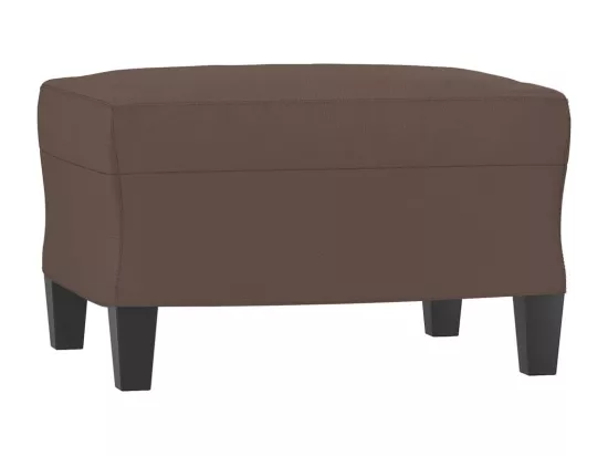 Repose-pied Marron 60x50x41 cm Similicuir