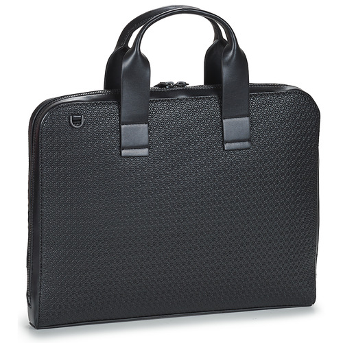 Calvin Klein Jeans - MODERN BAR SLIM LAPTOP BAG MONO Negro