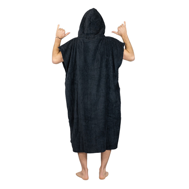 Poncho all-in flash noir turquoise