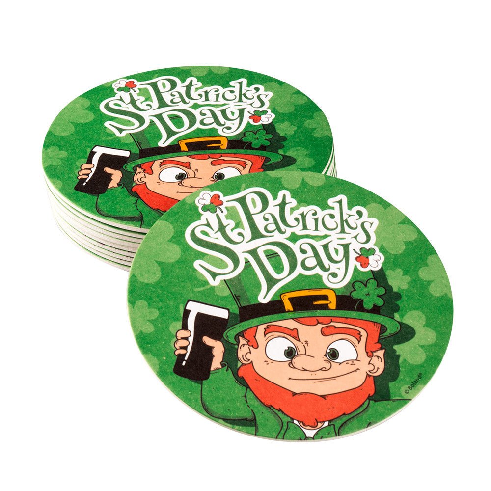 St. Patrick's Day Onderzetters 10cm 10st
