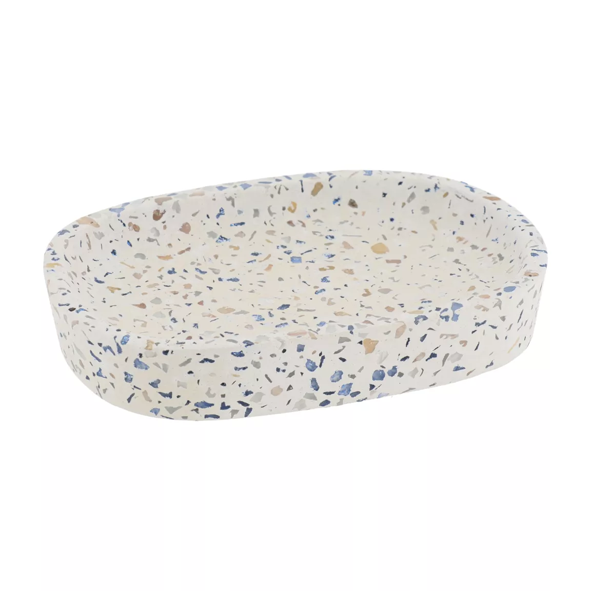 Set d'accessoires salle de bain ciment Terrazzo