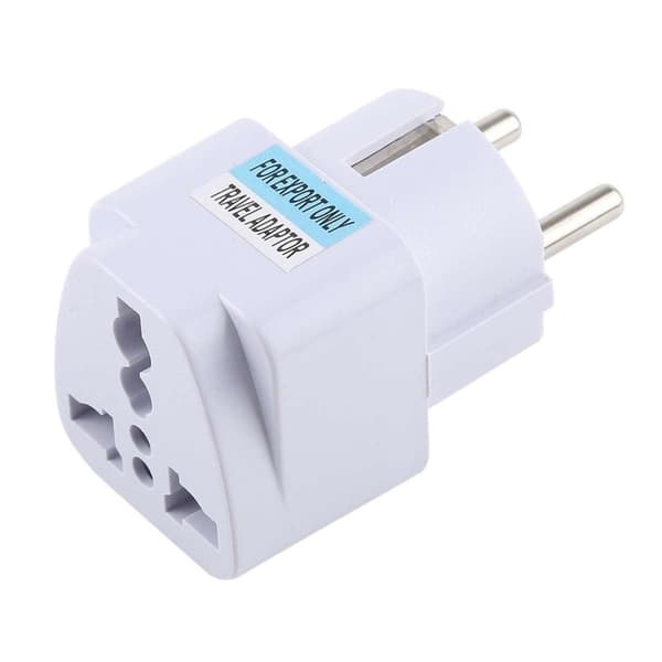 2x Reiseadapter uk / us / eu / au til EU AC adapteradapter