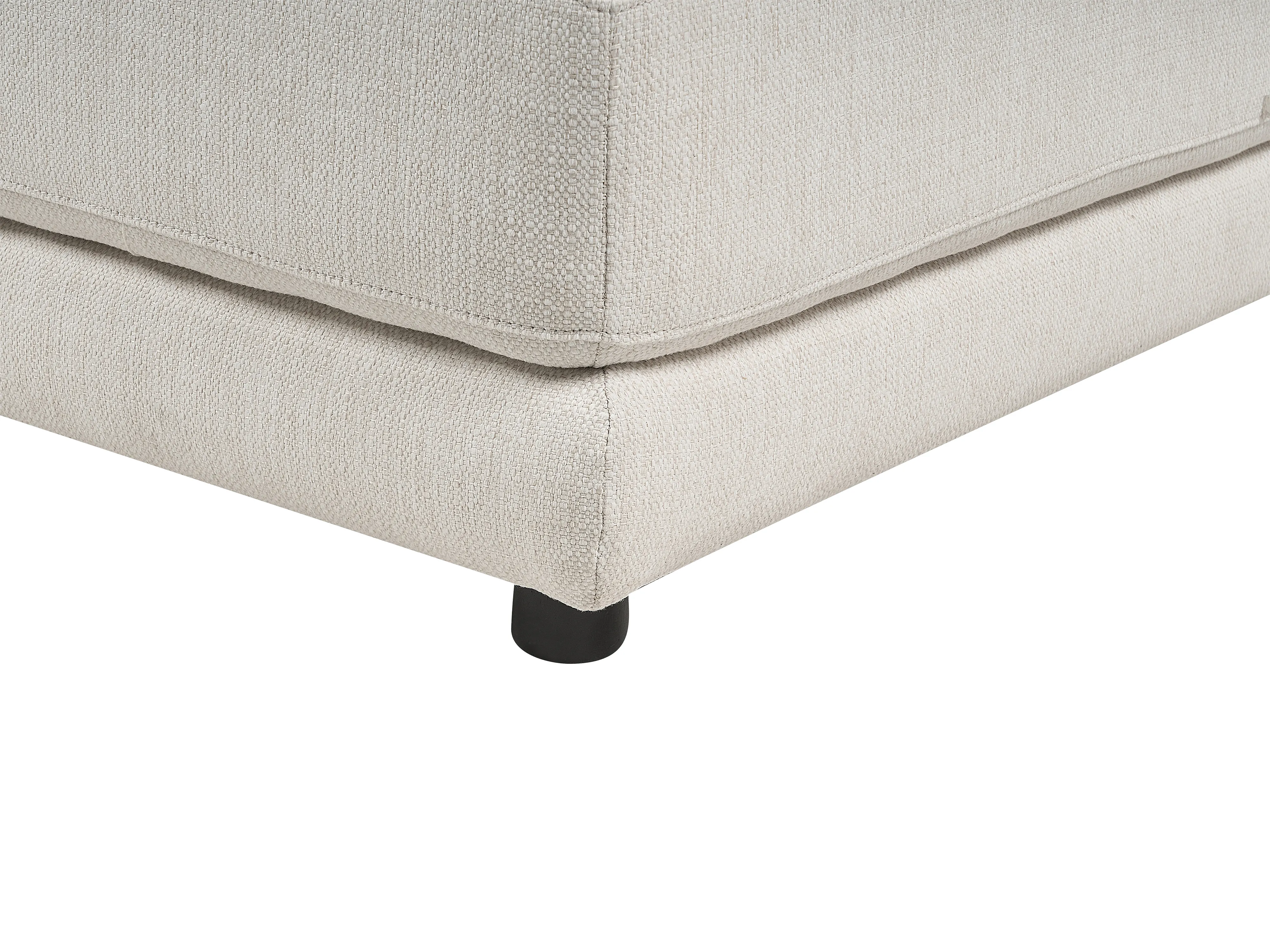 Bank 3-zits SIGTUNA Stof Gebroken wit