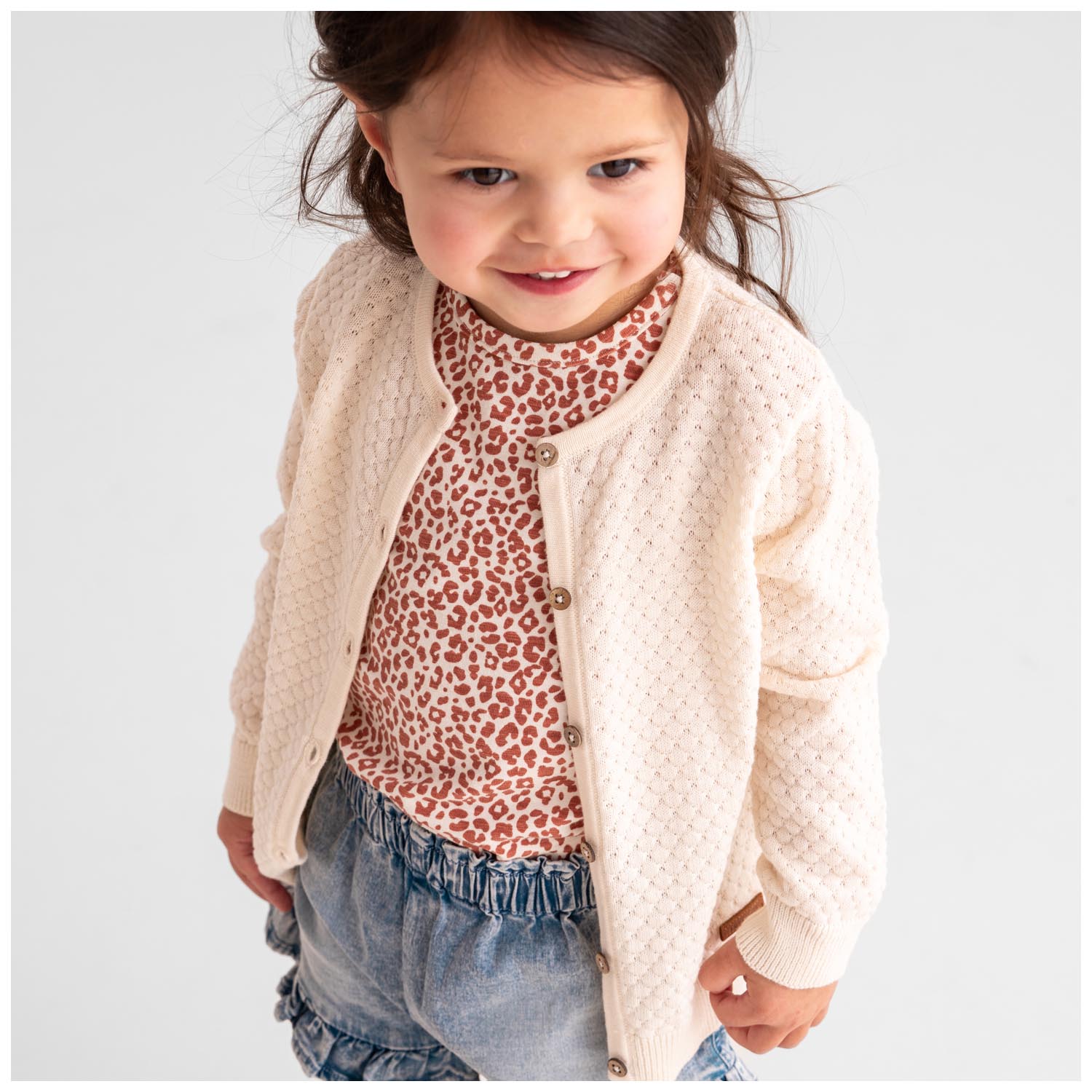 Prénatal peuter short  effen blauw