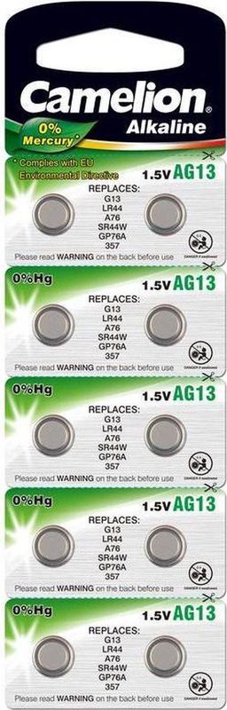 Camelion Alkaline 0% Mecury AG13 1,5V blister 10