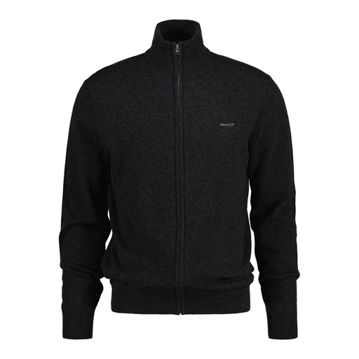 GANT Langærmet Cardigan, Dark Charcoal, L