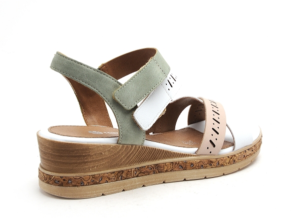 Remonte nu pieds talons femme d3064 blanc