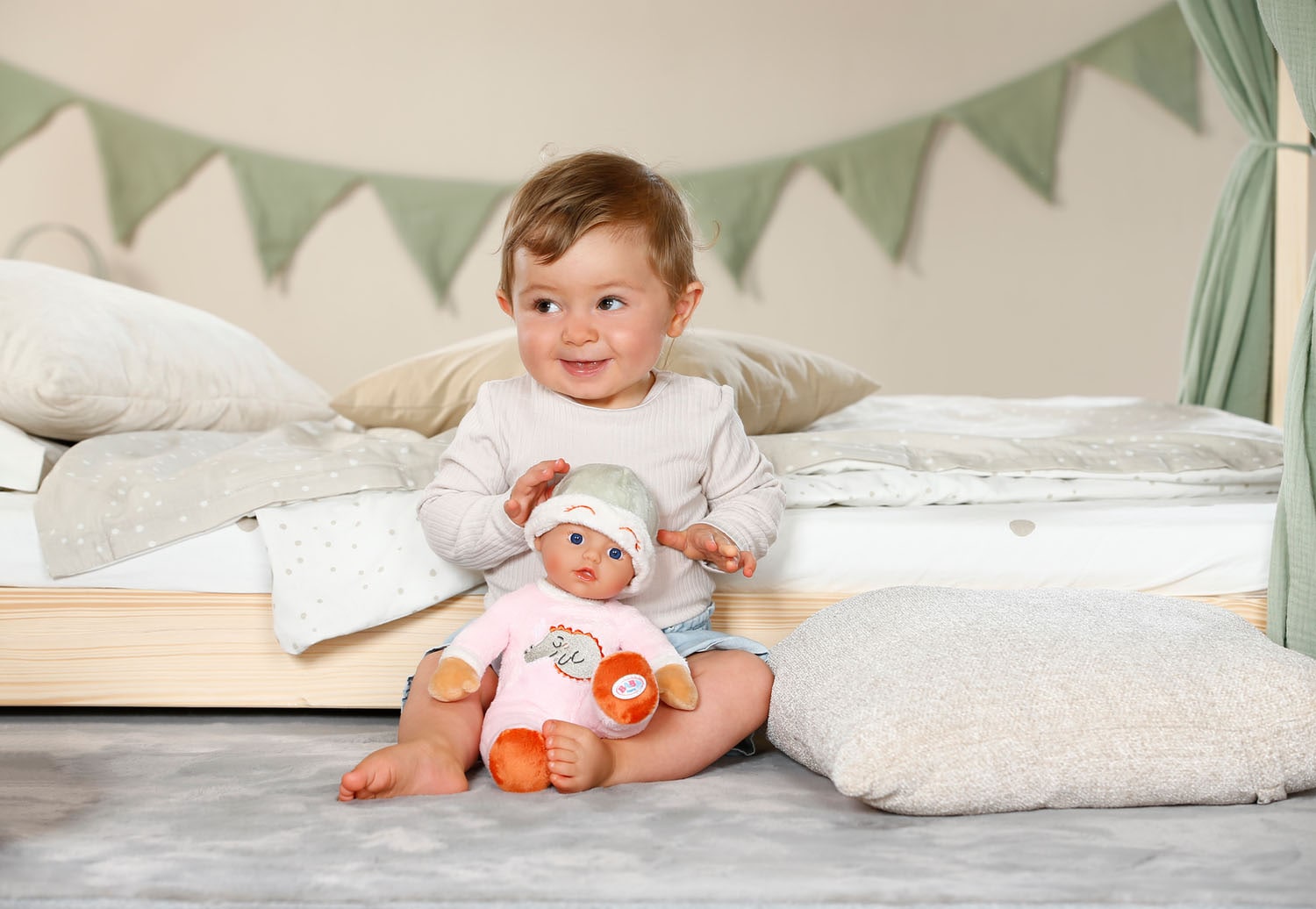 Baby Born Babypuppe »Sleepy for babies, rosa, 30 cm« mit Rassel im Inneren