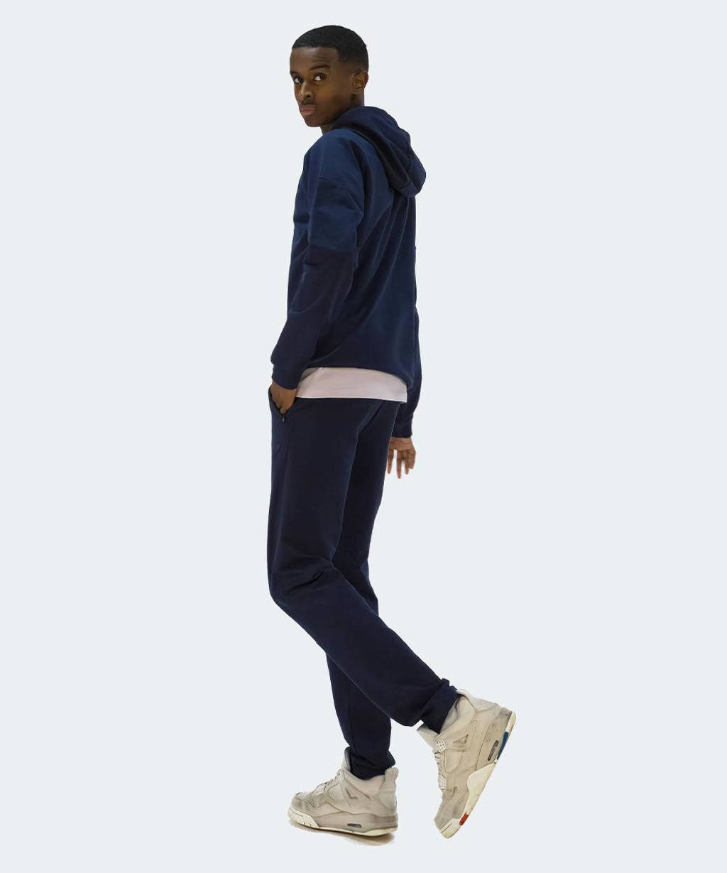 Bellaire hoodie met logo donkerblauw