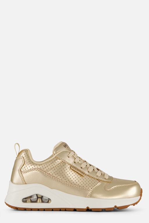 Skechers Uno Metallixs Sneakers goud Synthetisch