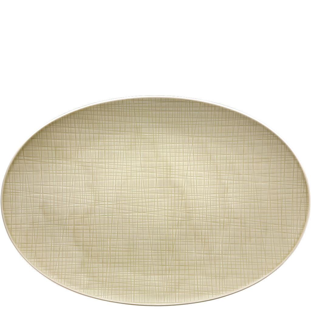 Mesh Colours Cream Platte 42 cm