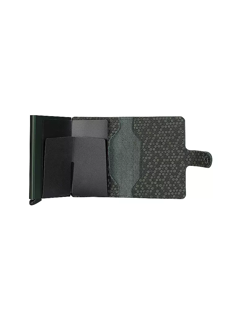 SECRID Miniwallet HEXAGON Green olive