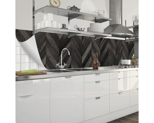 Keukenachterwand mySpotti Splash Celebica houtlook 2800 x 600 mm SP-F2-1826