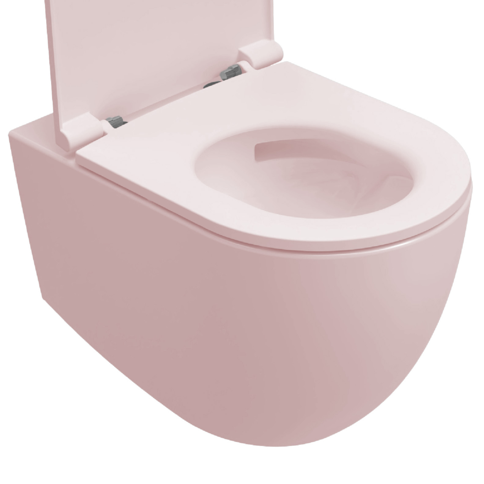 Isvea Infinity toiletpot met tornado flush met softclose zitting roze