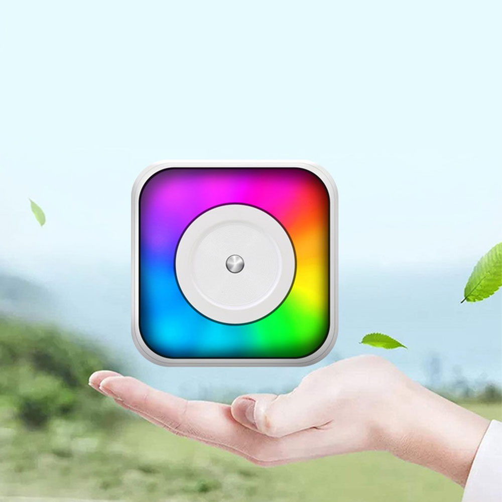 Tragbarer Sofortbild Smartphone Drucker inklusive Druckpapier für iOS/Android mit RGB LED - Weiss