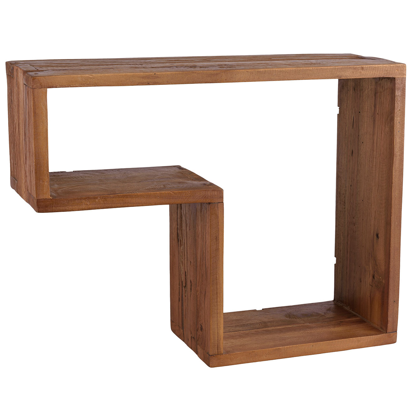 Macabane Étagère murale L sixtine Alida marron - 45x15x15 cm