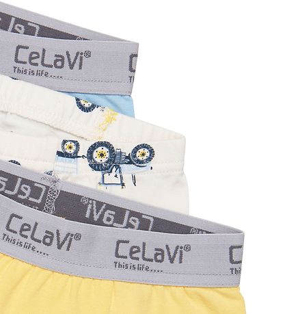 CeLaVi Boxershorts - 3er-Pack - Dream Blue