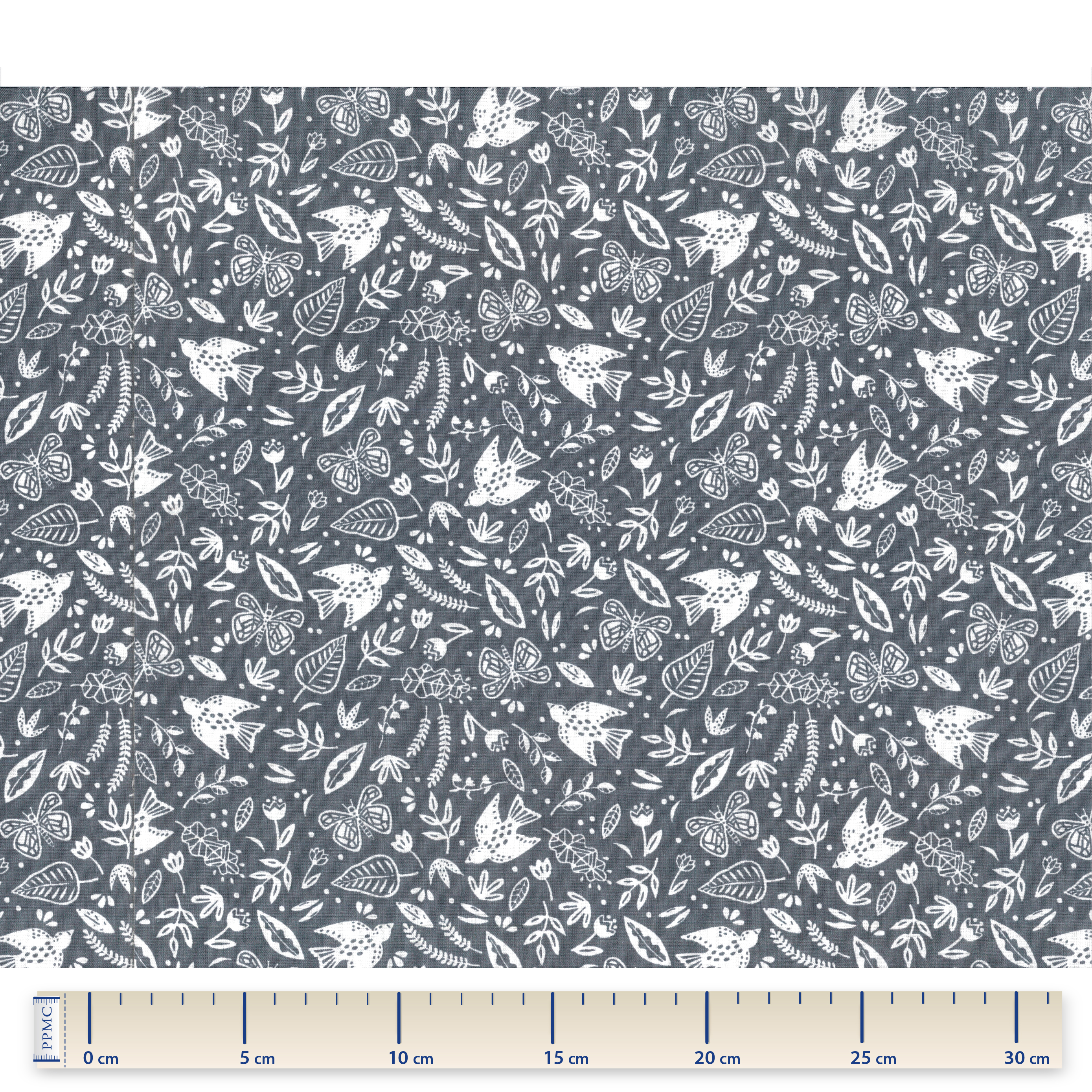 Tissu Coton Au Mètre Papillons De Nuit Ex1091