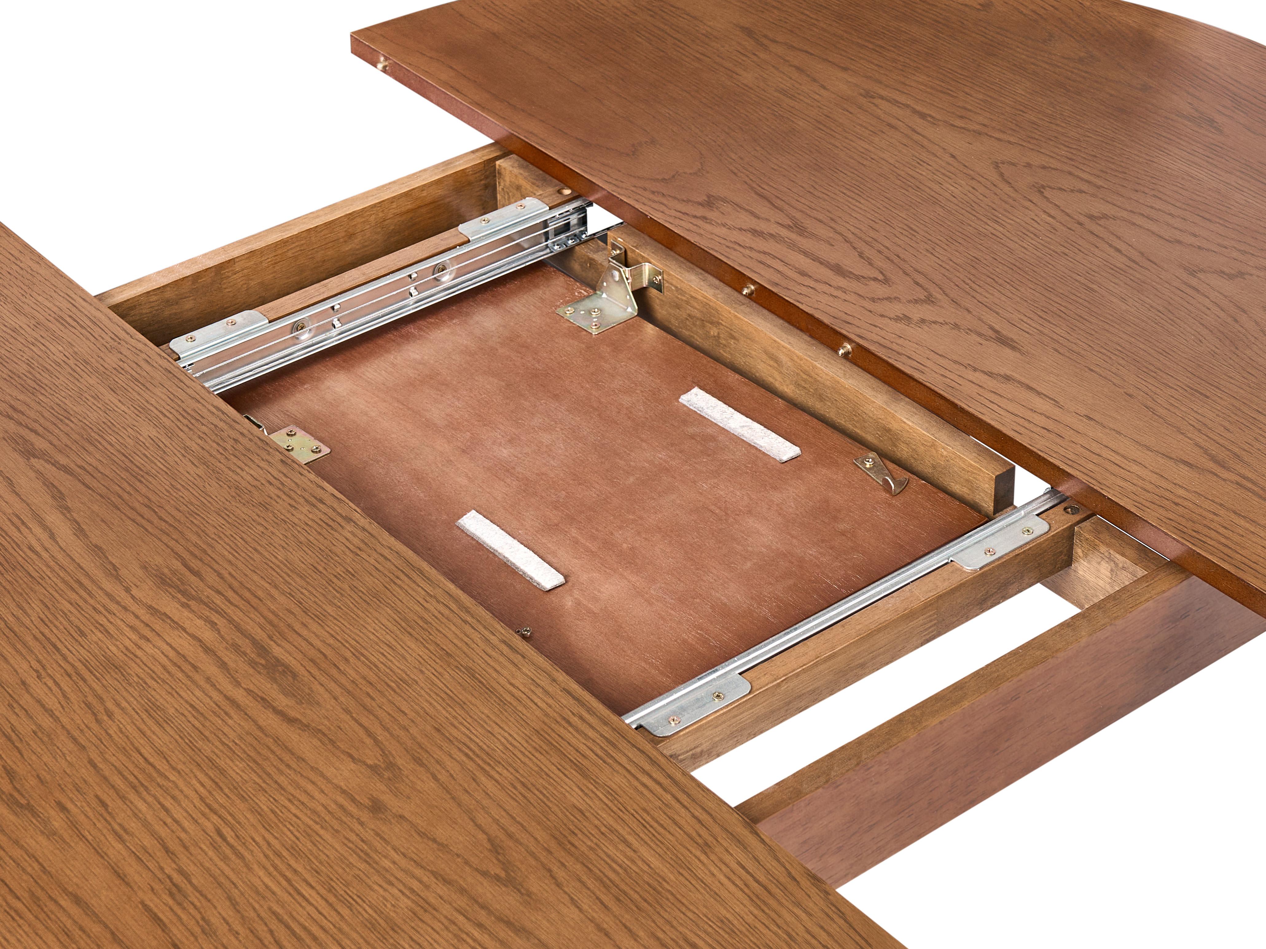 Eettafel uitschuifbaar ECHO Donker eikenhout 107 cm 107/137 cm