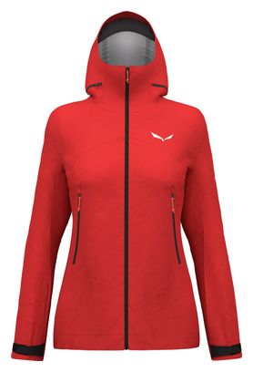 Veste Imperméable Femme Salewa Ortles 3L Gore-Tex Rouge