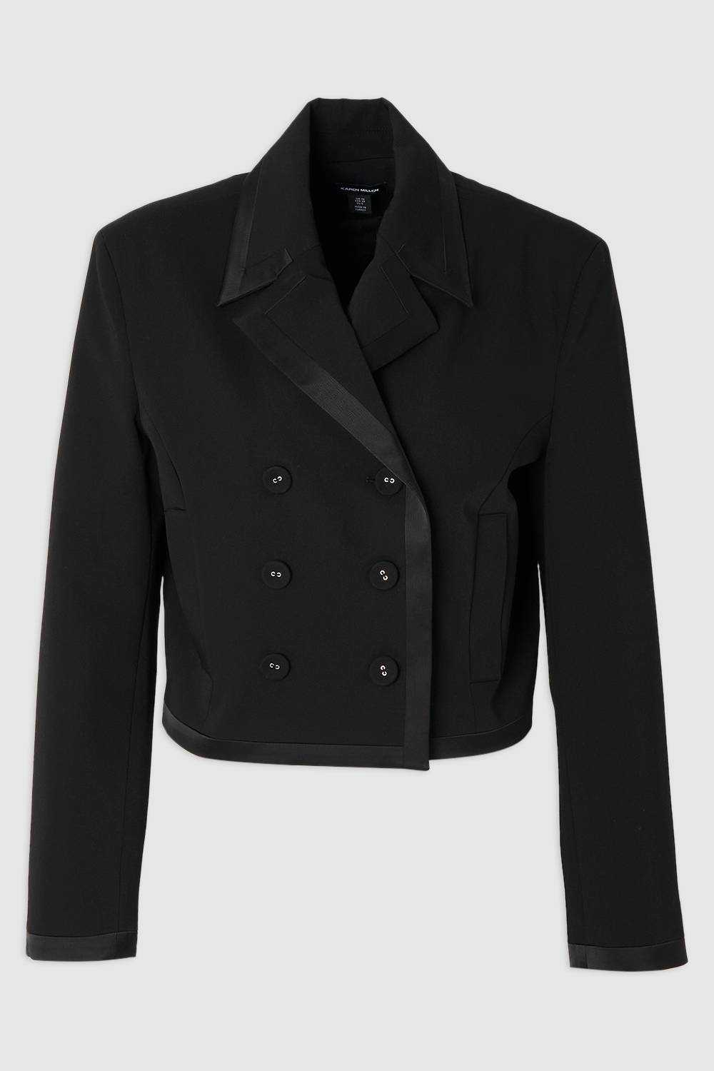 KarenMillen Veste de Smoking Cintrée à Double Boutonnage Sur Mesure