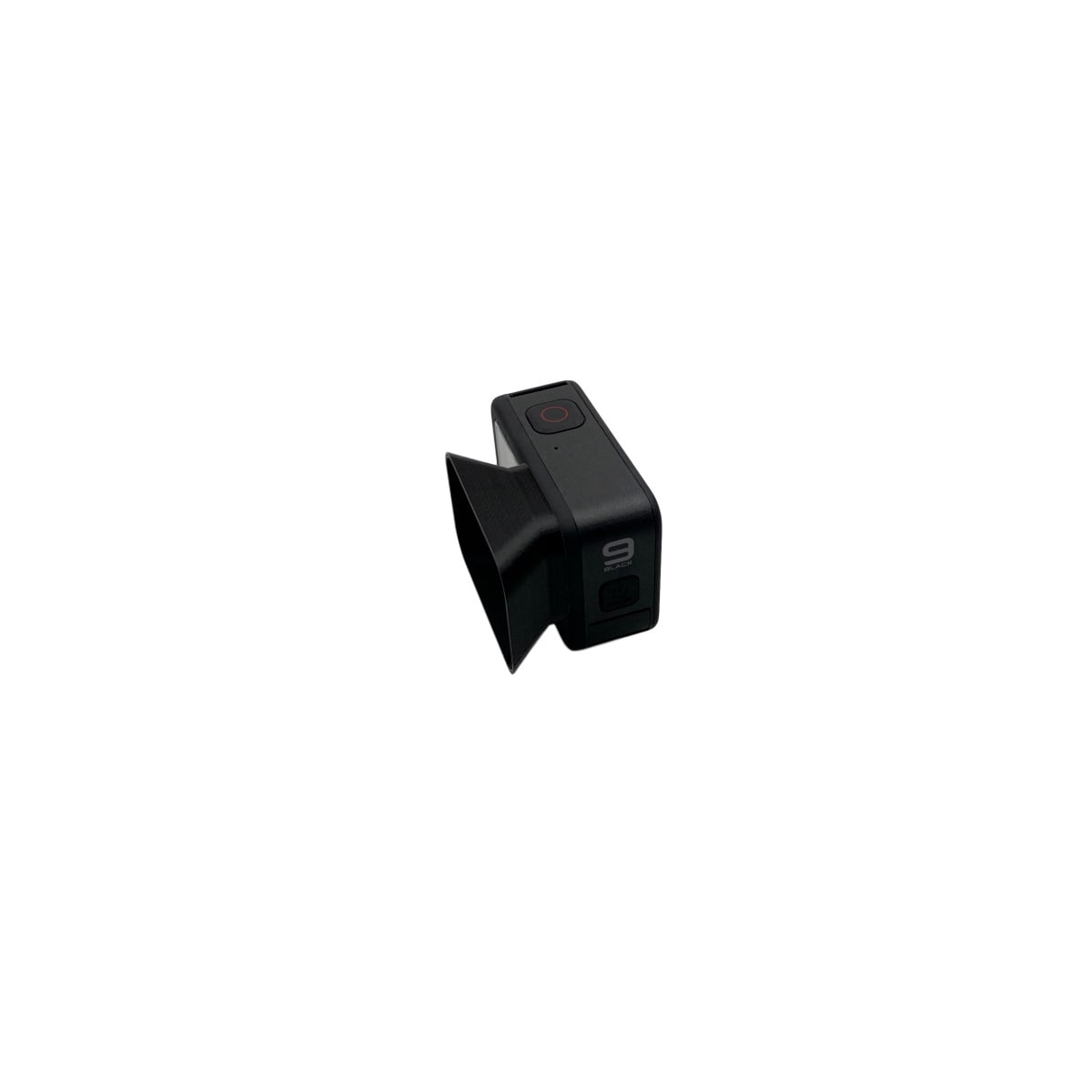 Lett bærbar solskjermingshette for GoPro Hero 5/6/7 svart Sort 7 x 6 x 2 cm
