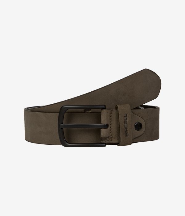 REELL All Black Buckle Gürtel  (cappuccino)