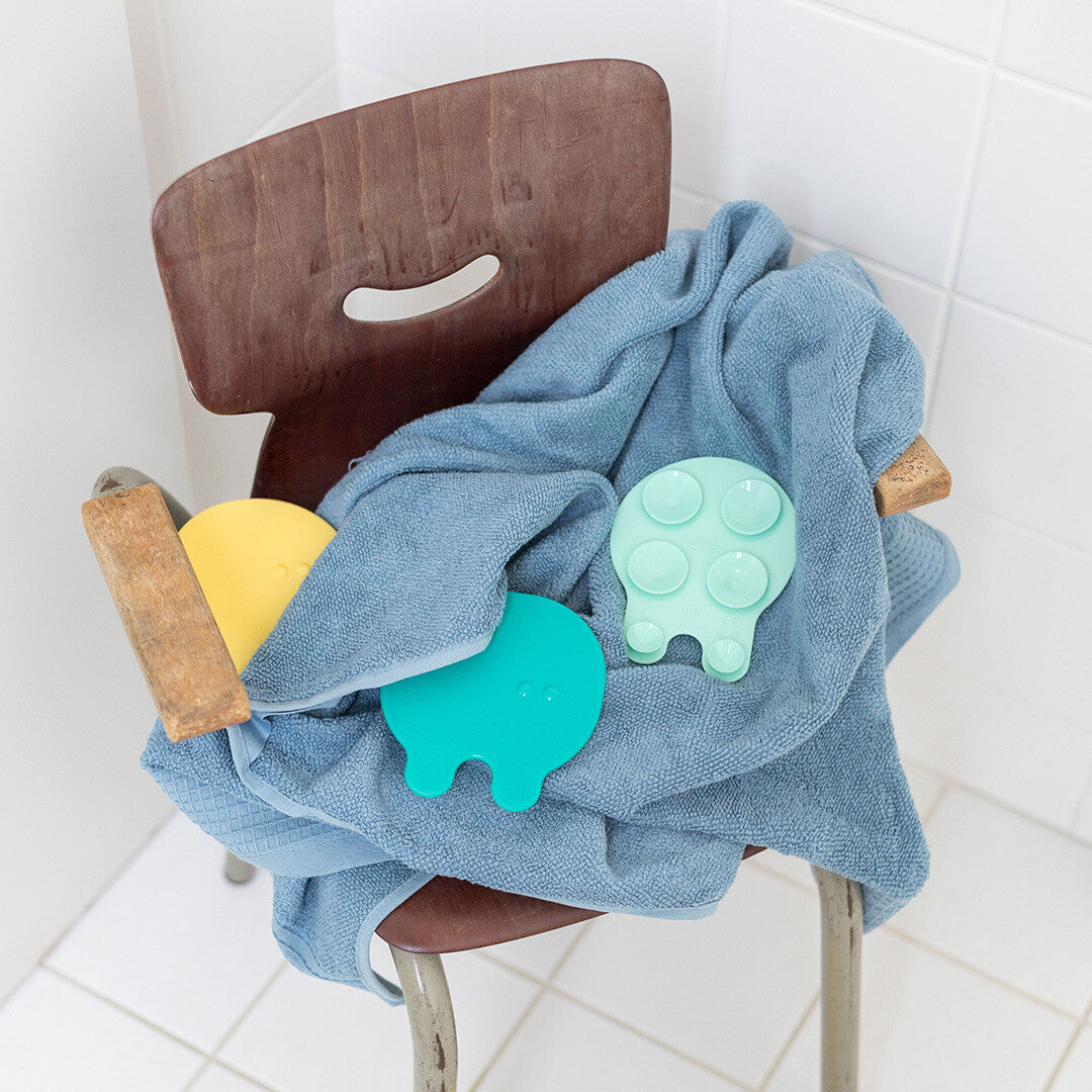 Quut mini badmatjes grippi - minty yellow