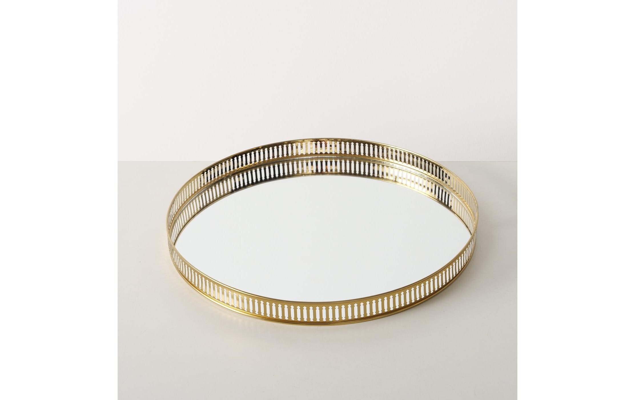 Beistelltisch Lionel 47 x 37 cm, AntikgoldTabletttisch