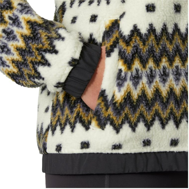 Helly Hansen W Imperial Printed Pile Snap Snow Nordic Knit