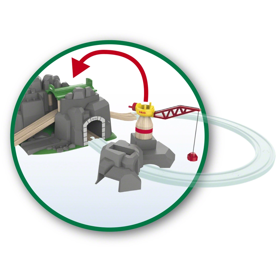 BRIO® WORLD Große Goldmine mit Sound-Tunnel 33889