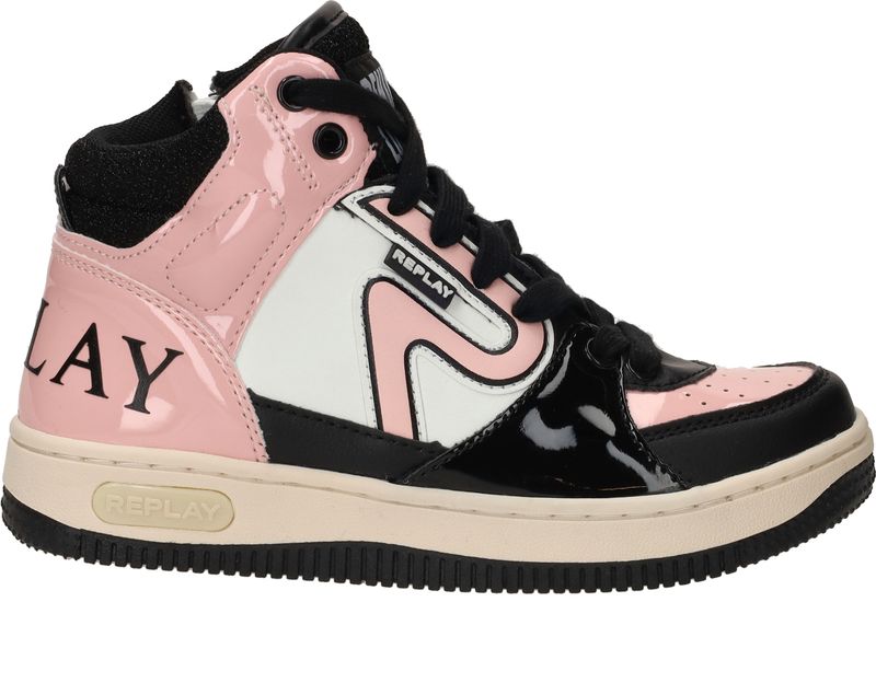 Replay Epic Jr MID 7 Sneakers Zwart Meisjes