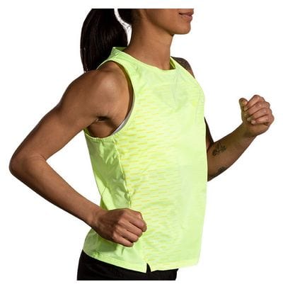 Débardeur Brooks Sprint Free Run 2.0 Jaune Femme