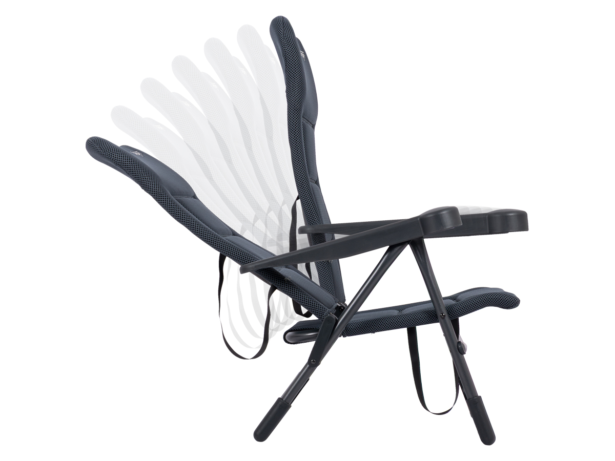 Crespo AP/205 Air-Deluxe 2025 strandstoel - Black