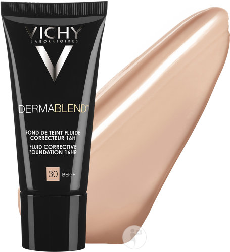 Vichy Dermablend Fond De Teint Fluide Correcteur Teinte 30 Beige Tube 30ml