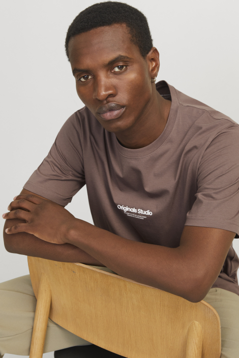 Jack & Jones bruine heren t-shirt