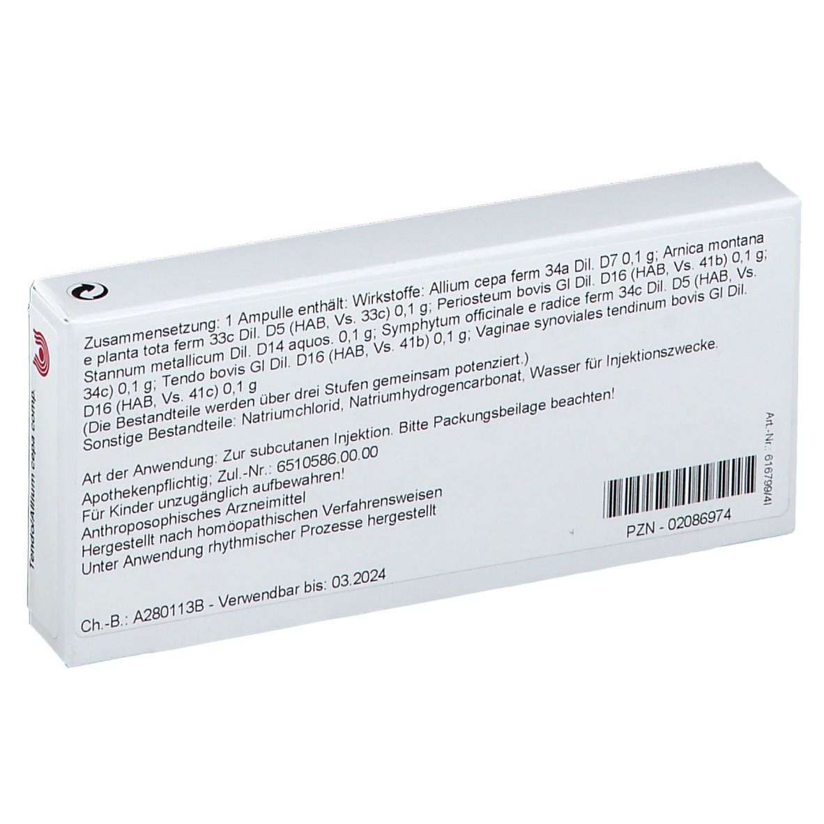 WALA® TENDO/ Allium Cepa comp. Ampullen