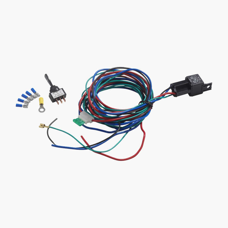 Relé- og kabelsett for ekstralys, 2 x 55 W